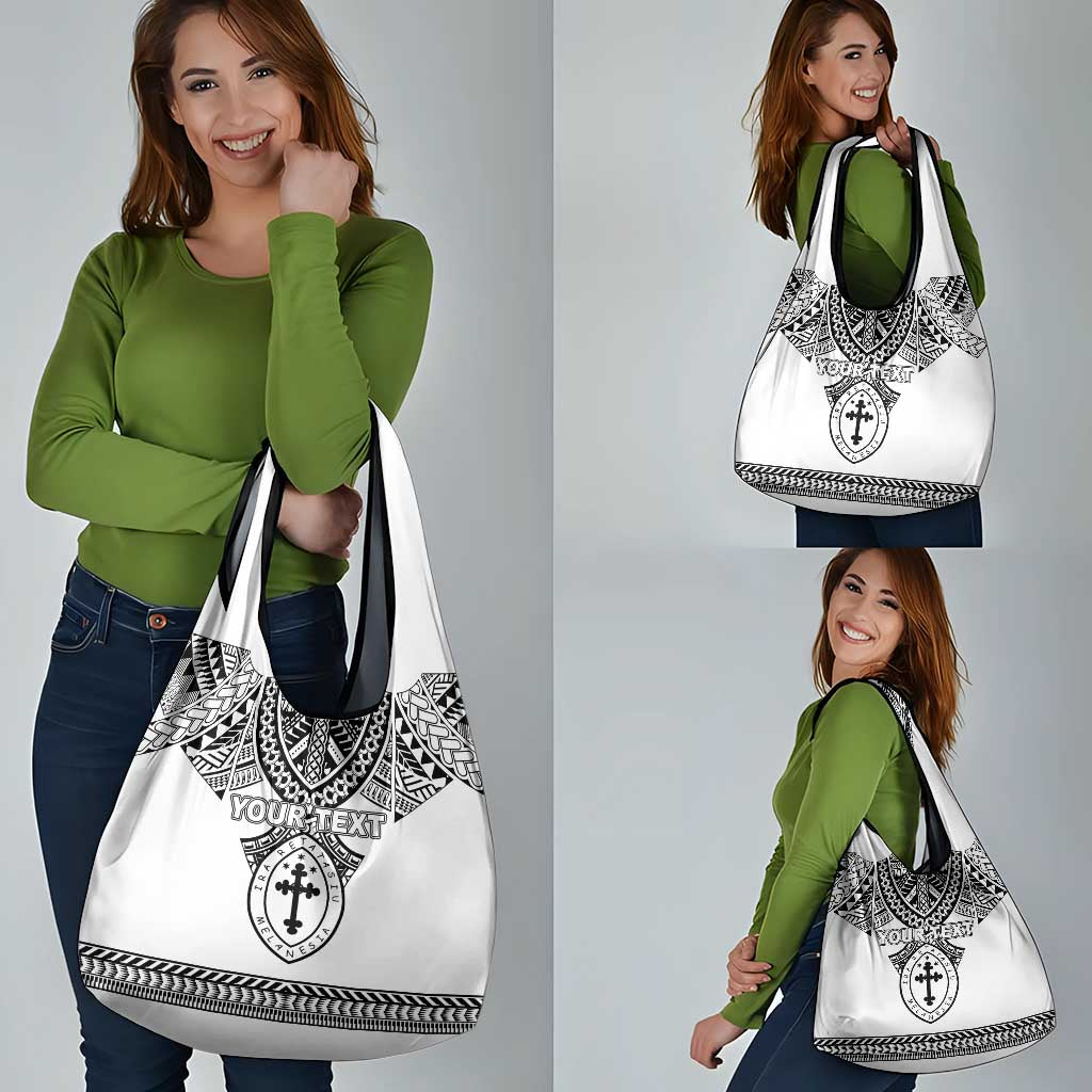 Personalised Melanesian Brotherhood Grocery Bag With Tribal Pattern - Polynesian Pride