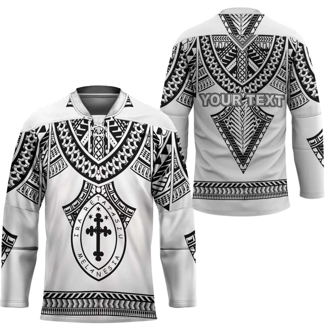 Personalised Melanesian Brotherhood Hockey Jersey With Tribal Pattern - Polynesian Pride