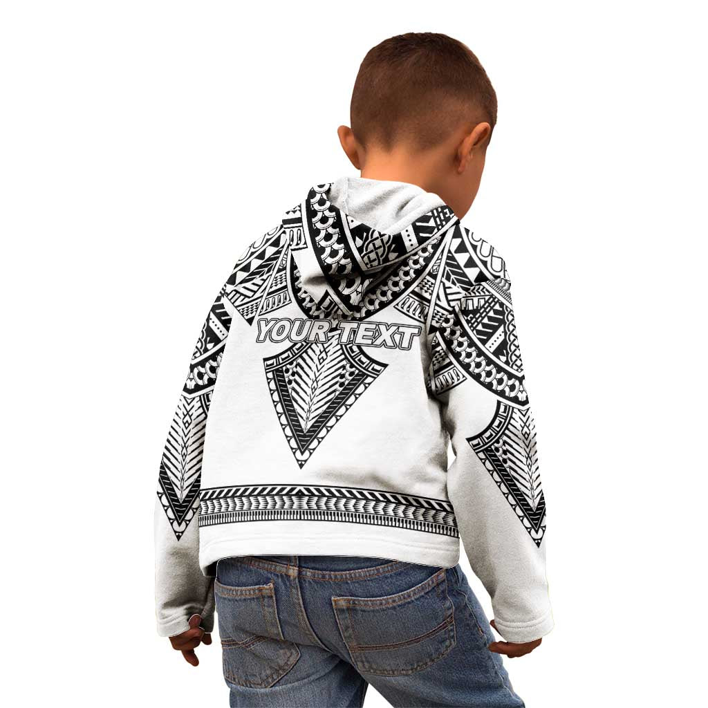 Personalised Melanesian Brotherhood Kid Hoodie With Tribal Pattern - Polynesian Pride