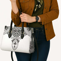 Personalised Melanesian Brotherhood Leather Bag With Tribal Pattern - Polynesian Pride