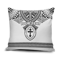 Personalised Melanesian Brotherhood Pillow Cover With Tribal Pattern - Polynesian Pride