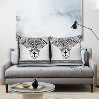 Personalised Melanesian Brotherhood Pillow Cover With Tribal Pattern - Polynesian Pride