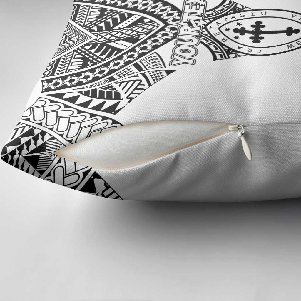 Personalised Melanesian Brotherhood Pillow Cover With Tribal Pattern - Polynesian Pride