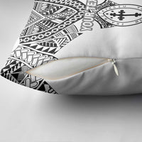 Personalised Melanesian Brotherhood Pillow Cover With Tribal Pattern - Polynesian Pride