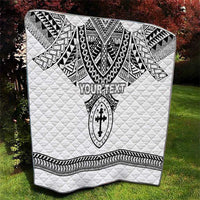 Personalised Melanesian Brotherhood Quilt With Tribal Pattern - Polynesian Pride