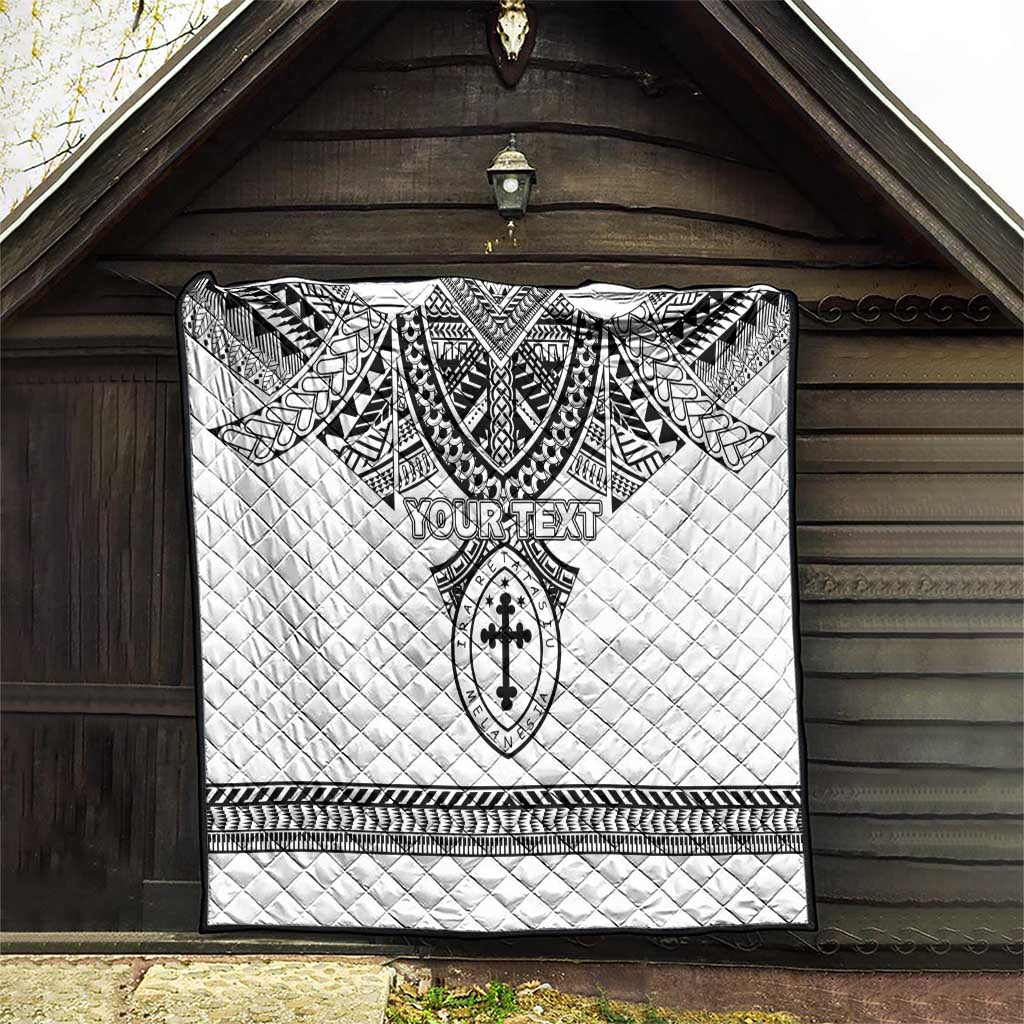 Personalised Melanesian Brotherhood Quilt With Tribal Pattern - Polynesian Pride