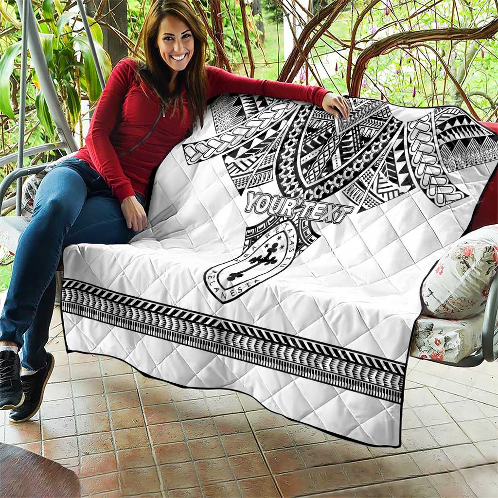 Personalised Melanesian Brotherhood Quilt With Tribal Pattern - Polynesian Pride