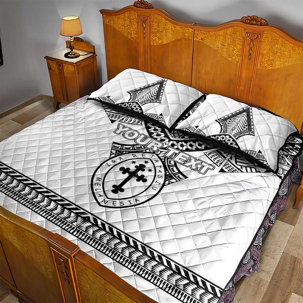 Personalised Melanesian Brotherhood Quilt Bed Set With Tribal Pattern LT05 - Polynesian Pride