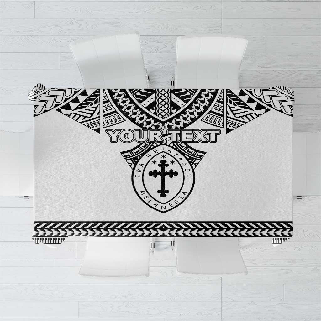 Personalised Melanesian Brotherhood Tablecloth With Tribal Pattern - Polynesian Pride