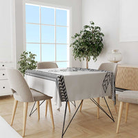 Personalised Melanesian Brotherhood Tablecloth With Tribal Pattern - Polynesian Pride