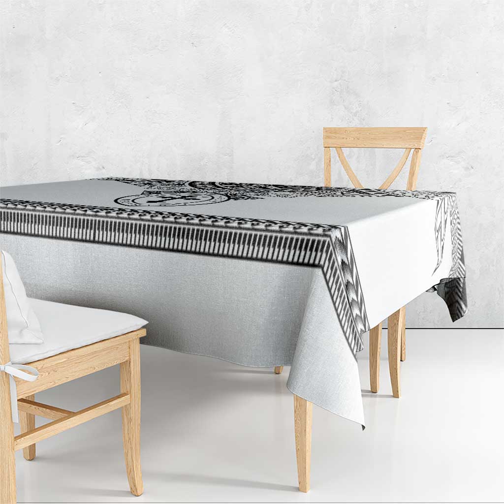 Personalised Melanesian Brotherhood Tablecloth With Tribal Pattern - Polynesian Pride