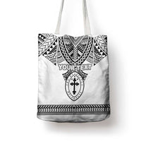 Personalised Melanesian Brotherhood Tote Bag With Tribal Pattern - Polynesian Pride