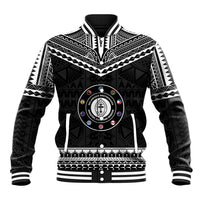 Personalised Melanesian Brotherhood Baseball Jacket Ministry Faith And Mission LT05 Unisex Black - Polynesian Pride