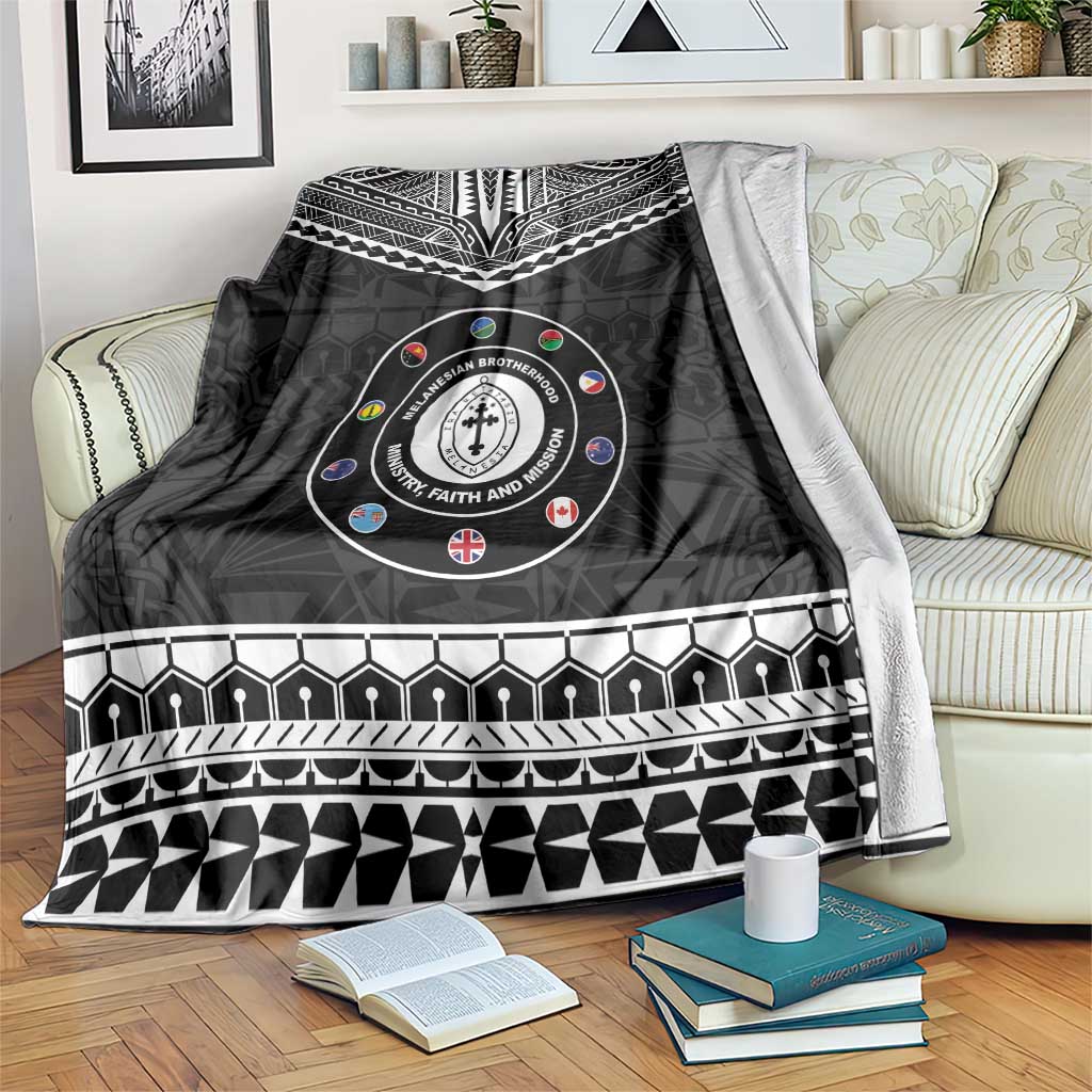 Melanesian Brotherhood Blanket Ministry Faith And Mission LT05 Black - Polynesian Pride