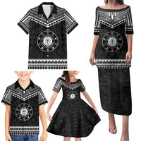 Personalised Melanesian Brotherhood Family Matching Puletasi and Hawaiian Shirt Ministry Faith And Mission - Polynesian Pride