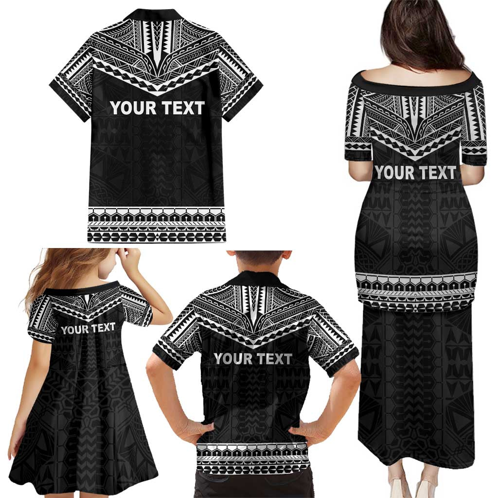 Personalised Melanesian Brotherhood Family Matching Puletasi and Hawaiian Shirt Ministry Faith And Mission - Polynesian Pride