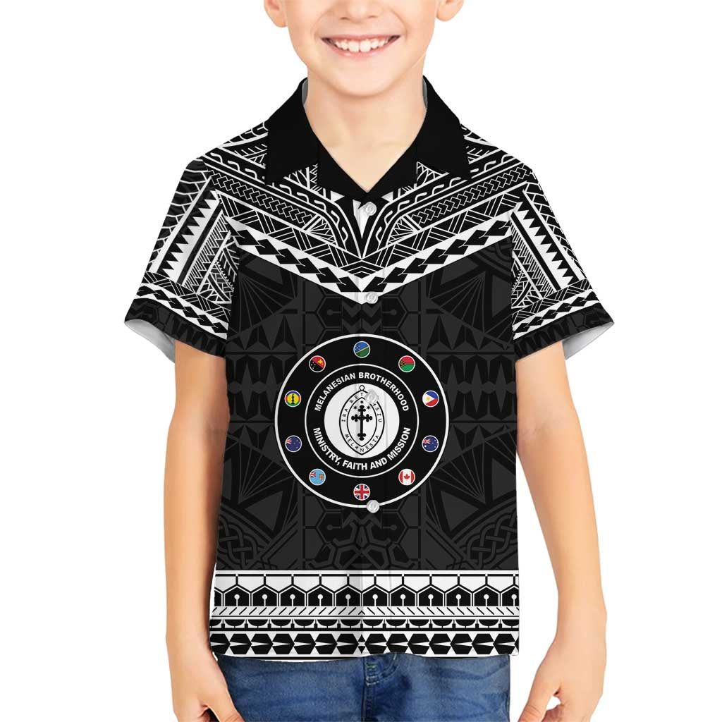 Personalised Melanesian Brotherhood Family Matching Puletasi and Hawaiian Shirt Ministry Faith And Mission - Polynesian Pride