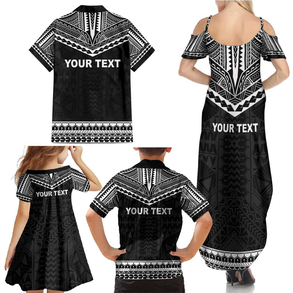 Personalised Melanesian Brotherhood Family Matching Summer Maxi Dress and Hawaiian Shirt Ministry Faith And Mission - Polynesian Pride