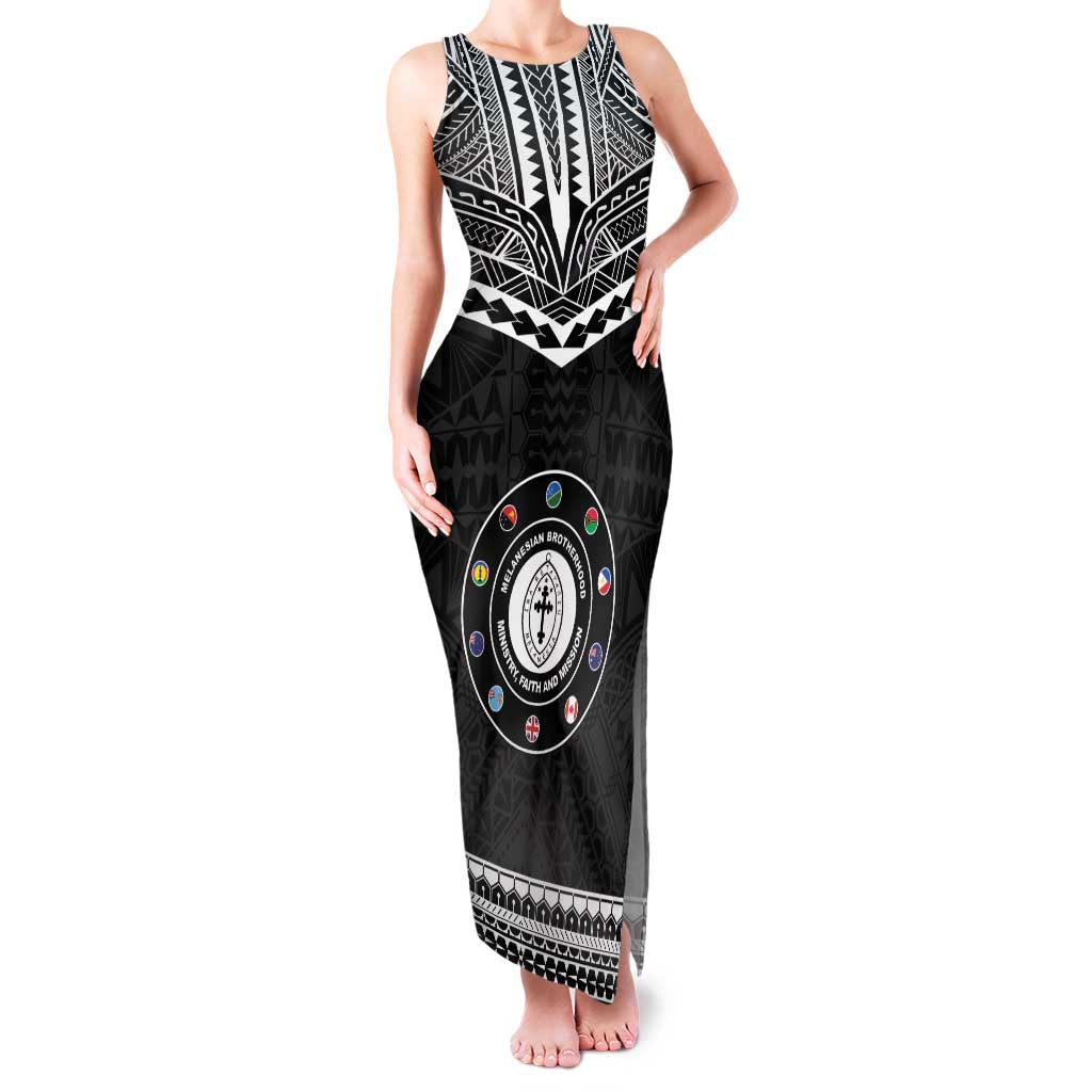 Personalised Melanesian Brotherhood Family Matching Tank Maxi Dress and Hawaiian Shirt Ministry Faith And Mission - Polynesian Pride