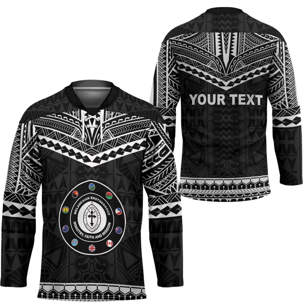 Personalised Melanesian Brotherhood Hockey Jersey Ministry Faith And Mission - Polynesian Pride