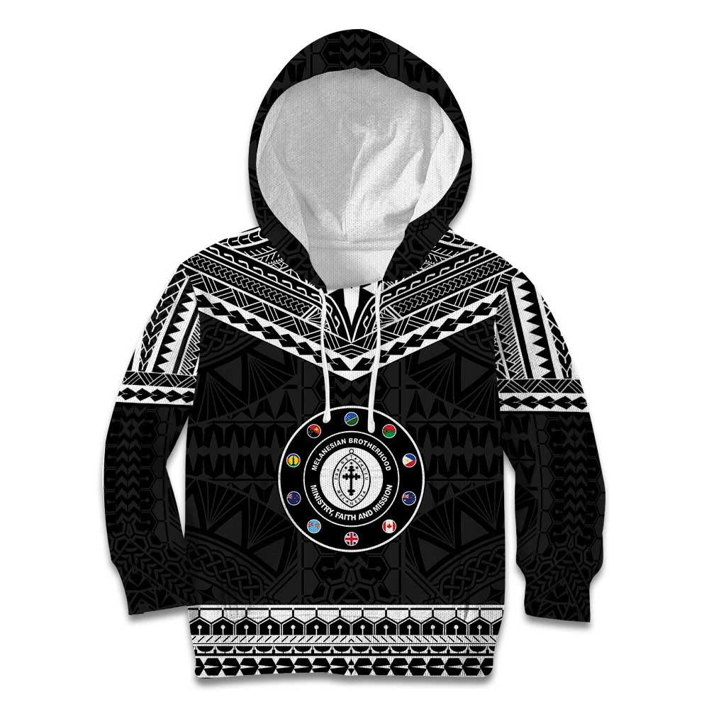Personalised Melanesian Brotherhood Kid Hoodie Ministry Faith And Mission - Polynesian Pride