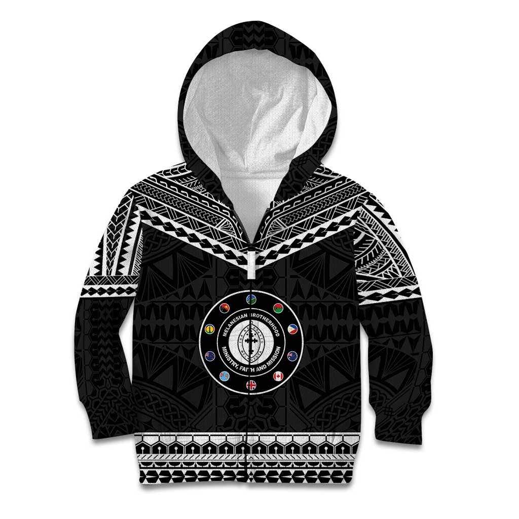 Personalised Melanesian Brotherhood Kid Hoodie Ministry Faith And Mission - Polynesian Pride