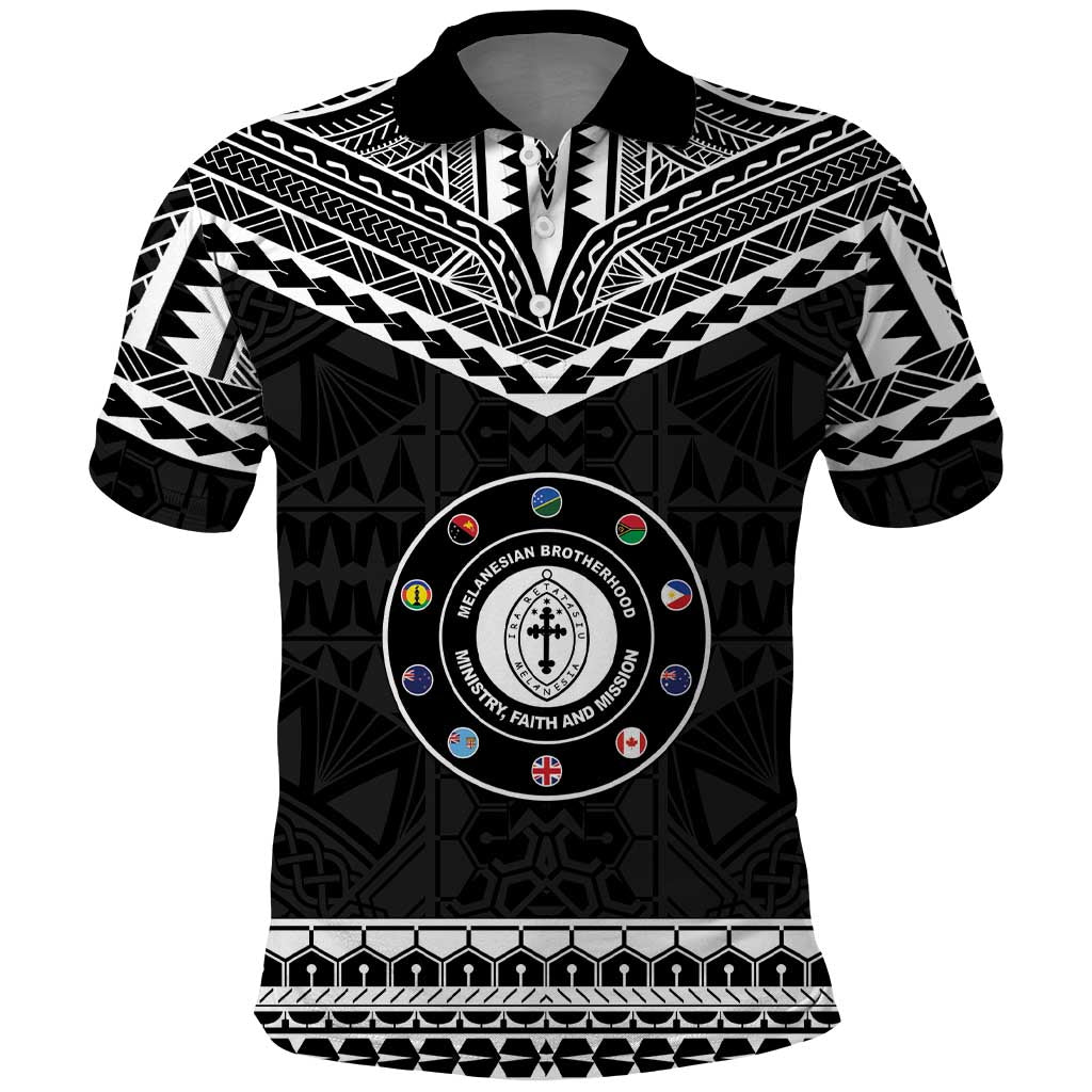 Personalised Melanesian Brotherhood Polo Shirt Ministry Faith And Mission - Polynesian Pride