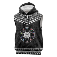Personalised Melanesian Brotherhood Sleeveless Hoodie Ministry Faith And Mission - Polynesian Pride