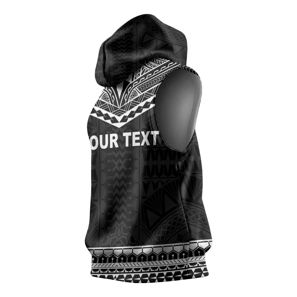 Personalised Melanesian Brotherhood Sleeveless Hoodie Ministry Faith And Mission - Polynesian Pride