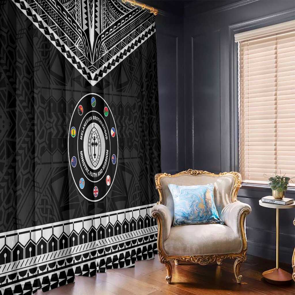 Melanesian Brotherhood Window Curtain Ministry Faith And Mission - Polynesian Pride