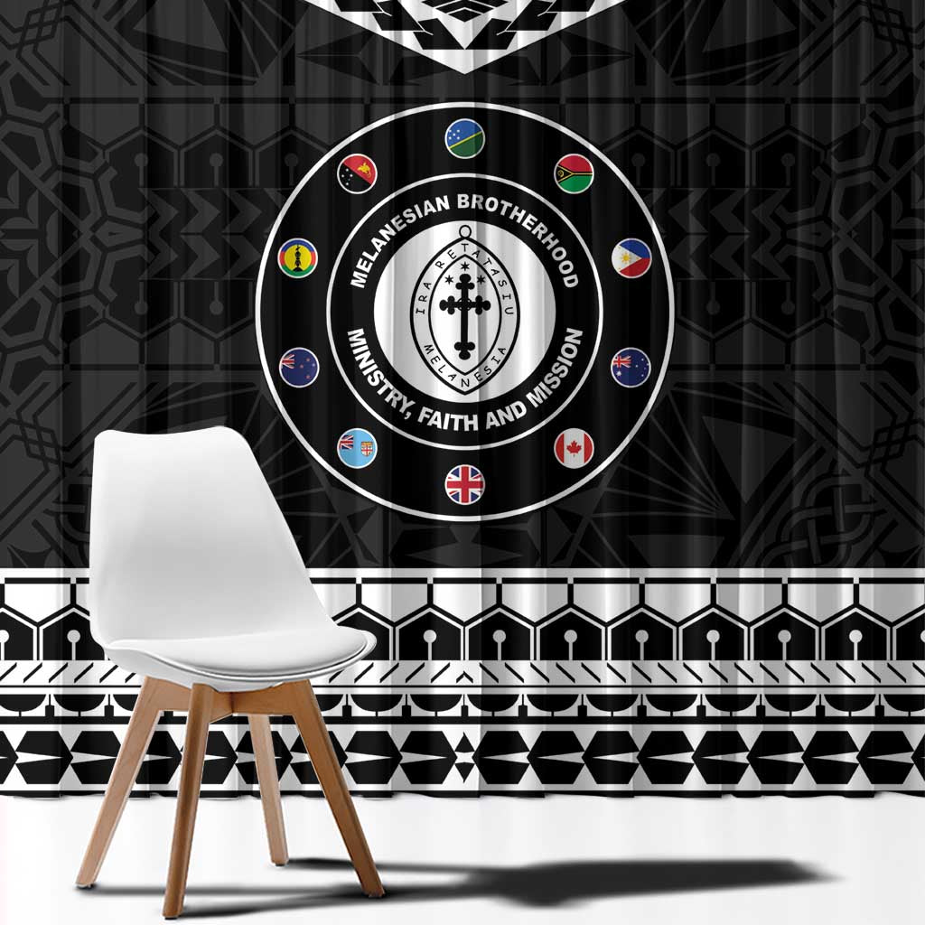 Melanesian Brotherhood Window Curtain Ministry Faith And Mission - Polynesian Pride