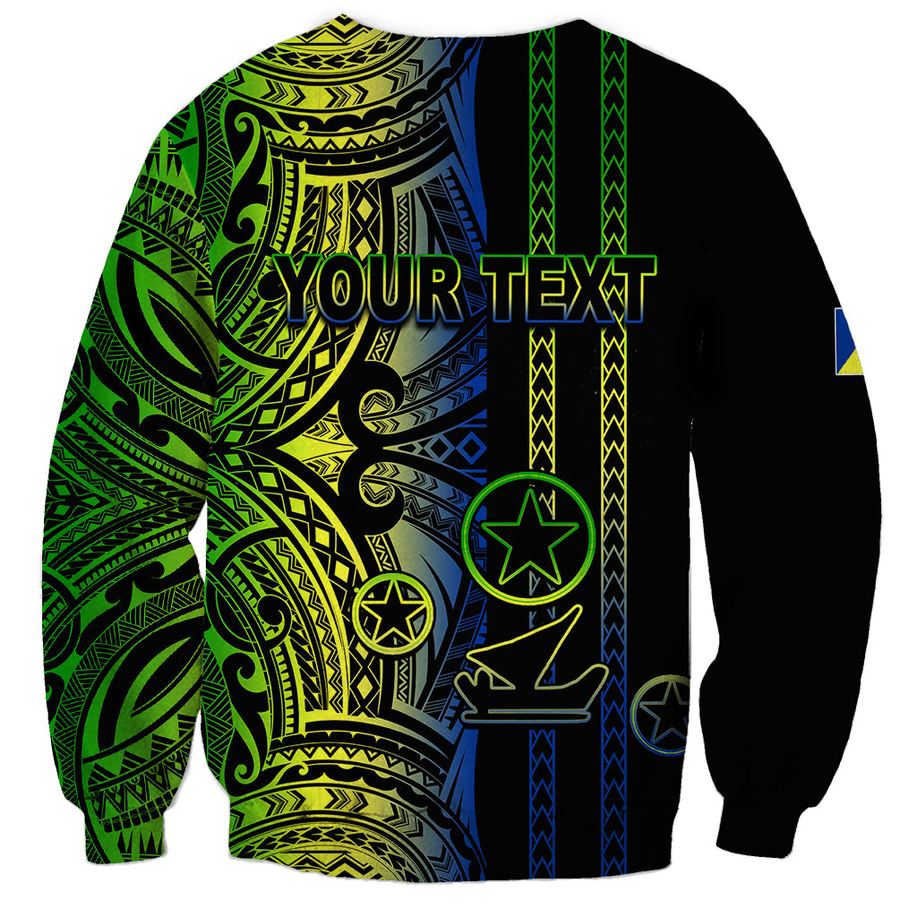 Custom Vanuatu Malampa Sweatshirt Polynesian Tribal LT6 - Polynesian Pride