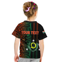 Custom Vanuatu Penama Kid T Shirt Polynesian Tribal LT6 - Polynesian Pride