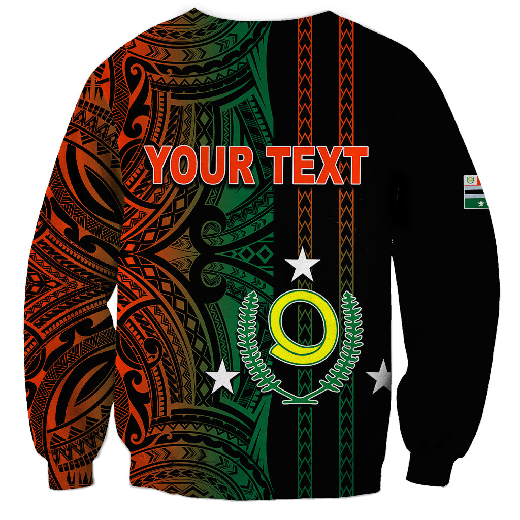 Custom Vanuatu Penama Sweatshirt Polynesian Tribal LT6 - Polynesian Pride