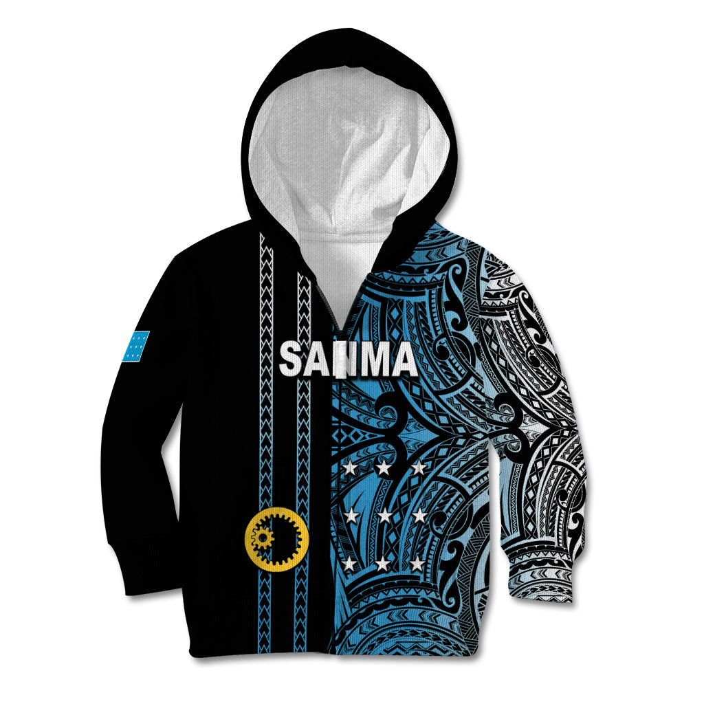 Custom Vanuatu Sanma Kid Hoodie Polynesian Tribal LT6 - Polynesian Pride