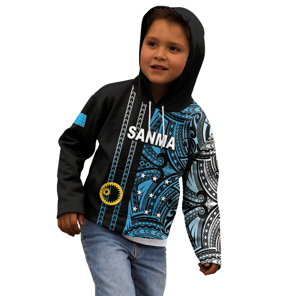 Custom Vanuatu Sanma Kid Hoodie Polynesian Tribal LT6 - Polynesian Pride