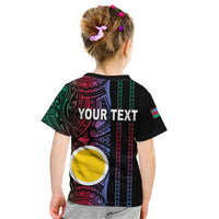 Custom Vanuatu Shefa Kid T Shirt Polynesian Tribal LT6 - Polynesian Pride