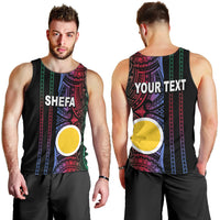 Custom Vanuatu Shefa Men Tank Top Polynesian Tribal LT6 - Polynesian Pride