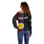 Custom Vanuatu Shefa Off Shoulder Sweater Polynesian Tribal LT6 - Polynesian Pride