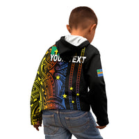 Custom Vanuatu Tafea Kid Hoodie Polynesian Tribal LT6 - Polynesian Pride