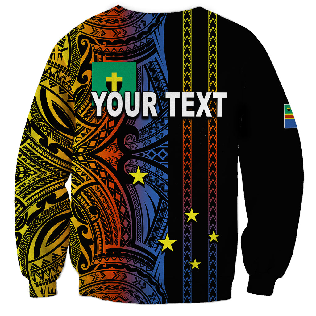 Custom Vanuatu Tafea Sweatshirt Polynesian Tribal LT6 - Polynesian Pride