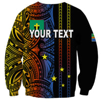 Custom Vanuatu Tafea Sweatshirt Polynesian Tribal LT6 - Polynesian Pride