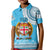 Fiji Kid Polo Shirt Melanesian Festival 2023 LT6 Kid Blue - Polynesian Pride