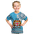 Fiji Kid T Shirt Melanesian Festival 2023 LT6 Blue - Polynesian Pride