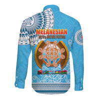 Fiji Long Sleeve Button Shirt Melanesian Festival 2023 LT6 - Polynesian Pride