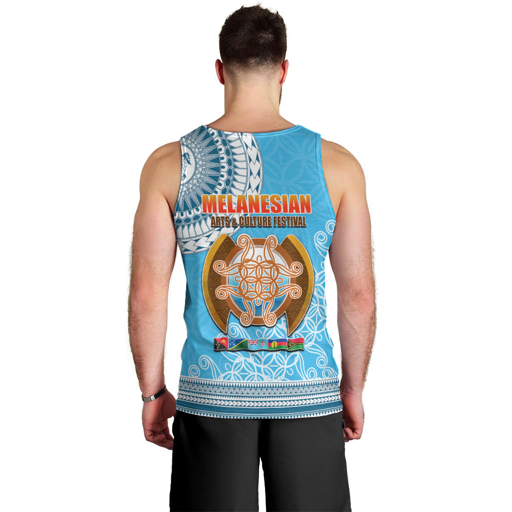 Fiji Men Tank Top Melanesian Festival 2023 LT6 - Polynesian Pride