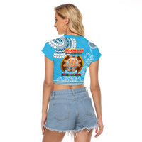 Fiji Raglan Cropped T Shirt Melanesian Festival 2023 LT6 - Polynesian Pride