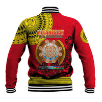 Papua New Guinea Baseball Jacket Melanesian Festival 2023 LT6 - Polynesian Pride