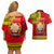 Papua New Guinea Couples Matching Off Shoulder Short Dress and Hawaiian Shirt Melanesian Festival 2023 LT6 - Polynesian Pride