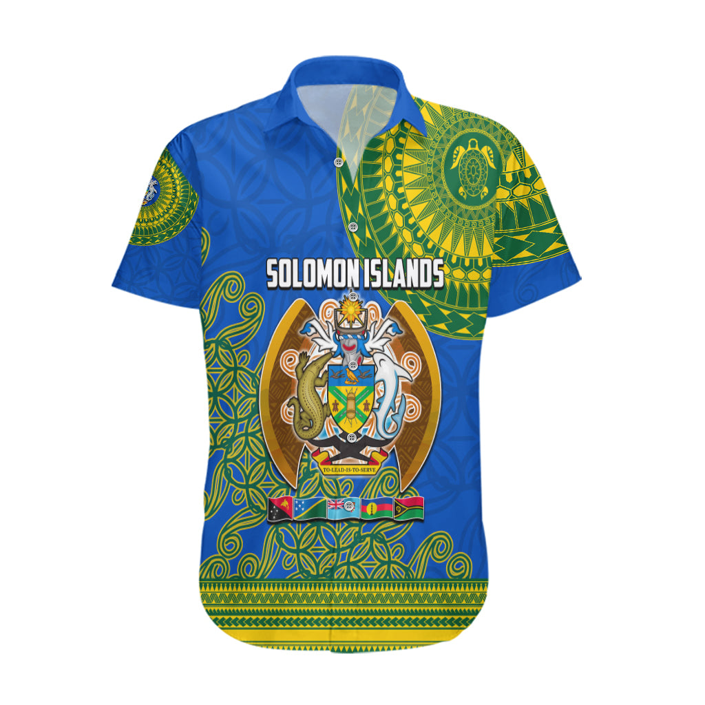 Solomon Islands Hawaiian Shirt Melanesian Festival 2023 LT6 Green - Polynesian Pride